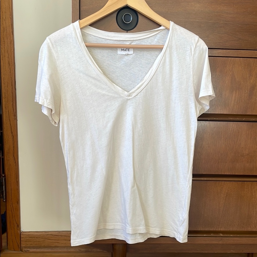 Organic Cotton Short Sleeve V-Neck T-Shirt